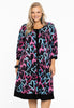 Jurk  met pofmouw HEARTS - black 