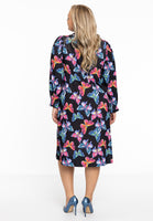 Jurk met pofmouw BUTTERFLIES - black  - #3