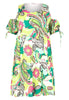 Dress off shoulder sleeves AMALFI - bright green - #2