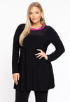 Tunic Wide Bottom Chain DOLCE - black