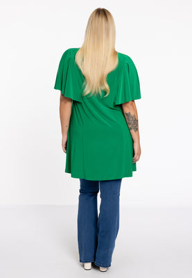 Tunic wide bottom butterfly DOLCE - green  - #3