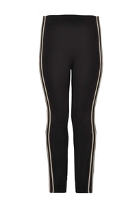 Tregging stripe binding - black - #4