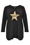 Sweater super star - black - #4