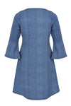 Dress denim/emoji - blue - #3