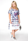Dress cold shoulder love - blue - #2