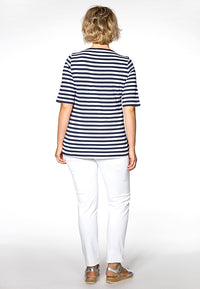 Shirt relax octopus STRIPE - blue - #3