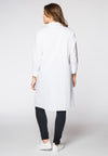 Blouse long placket short - white - #3