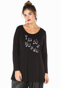 Tunic flare Queen - black - #1