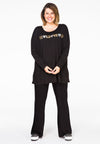 Shirt wide LOVE LOVE - black - #2