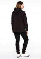 Sweater hooded YES - black  - #3