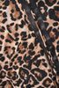 Blouse-dress LEOPARD - brown - #6