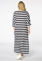 Dress wide STRIPE - white  - #3