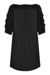 Dress puffed sleeves - black - #4