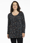 Tunic flare STARLIGHT - black 