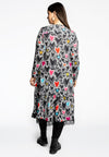 Dress grandad collar HEARTS - black - #3