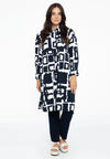 Tunique avec détails smockés ABSTRACTTunic smock sleeve ABSTRACT - blue - #2