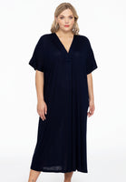 Dress wide COCOON - blue - #1