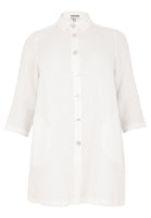 Blouse buttoned BUBBLE - white  - #1