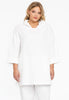 Shirt hoodie BUBBLE - white 