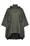 Coat wide silk leather - green - #4