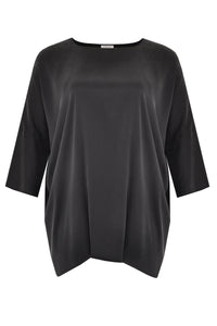 Blouse tunic SILK - black - #4