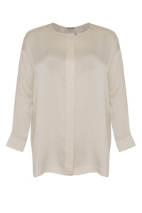 Blouse binding SILK - ecru - #4