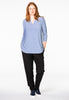 Tunic A-line v-neck DOLCE - blue - #2