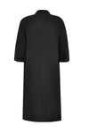 Blouse long slits LINEN - black - #3