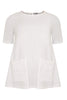 Tunic A-line pockets - white  - #4