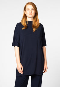 Tunic waist seam - blue - #1