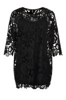 Tunic wide LACE - black  - #4