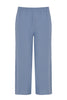 Trousers wide-fit long linen - indigo - #3