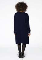 Pullover dress WOOL - blue - #3