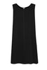 Dress sleeveless LINEN - black  - #4