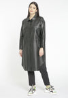 Blouse-jacket LEATHER - black
