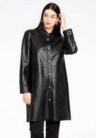 Blouse LEATHER - black  - #1