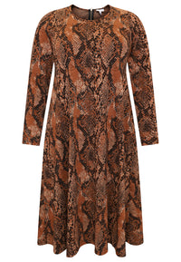 Robe avec fermeture éclair BOADress with zipper BOA - brown - #4