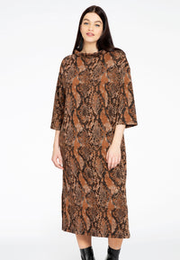 Dress turtle neck BOA - brown - #1