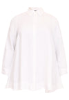 Blouse zipper LINEN - white - #5