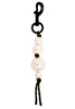 Key chain pearl - white  - #2