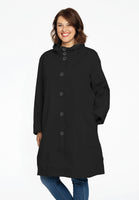 Raincoat hooded - black  - #1