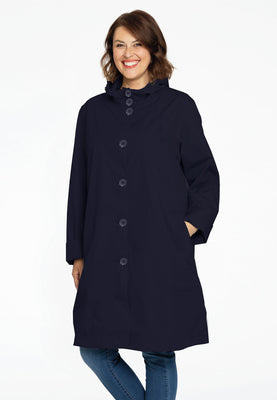 Raincoat hooded - blue - #1