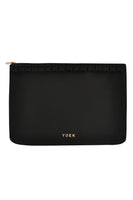 Clutch ruffle - black  - #1