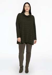 Pullover turtle neck TRICOT - green - #2