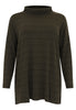 Pullover turtle neck TRICOT - green  - #4