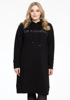 Dress hooded LA BOHÈME - black  - #1