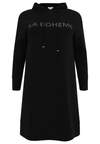 Dress hooded LA BOHÈME - black - #4