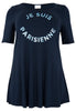 T-shirt flare PARISIENNE - blue - #4