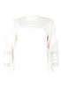 Sweatshirt embroideries back - ecru - #4