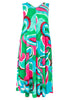 Dress Swing BATIK - green  - #4